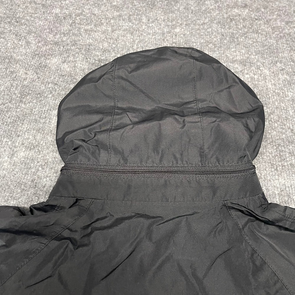 Pacific University Boxers Jacket Womens Small Black Soccer Hooded Windbreaker - Picture 7 of 14